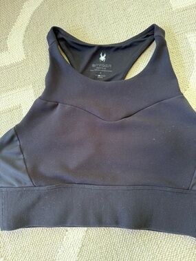 GUC Spyder Black Racerback Cutout Sports Bra. Clean, smoke free home